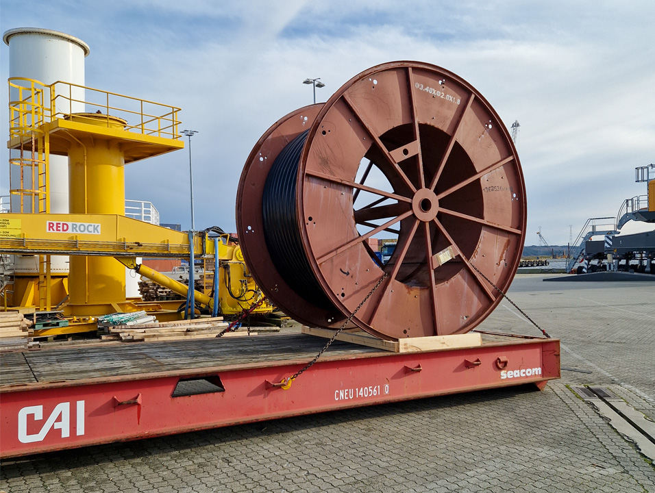 Cable Drum Logistics Norway to Scotland